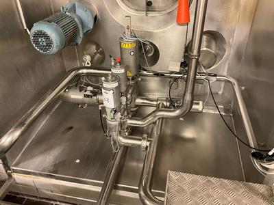 Översiktsbild av Alfa laval pneumatic valve station